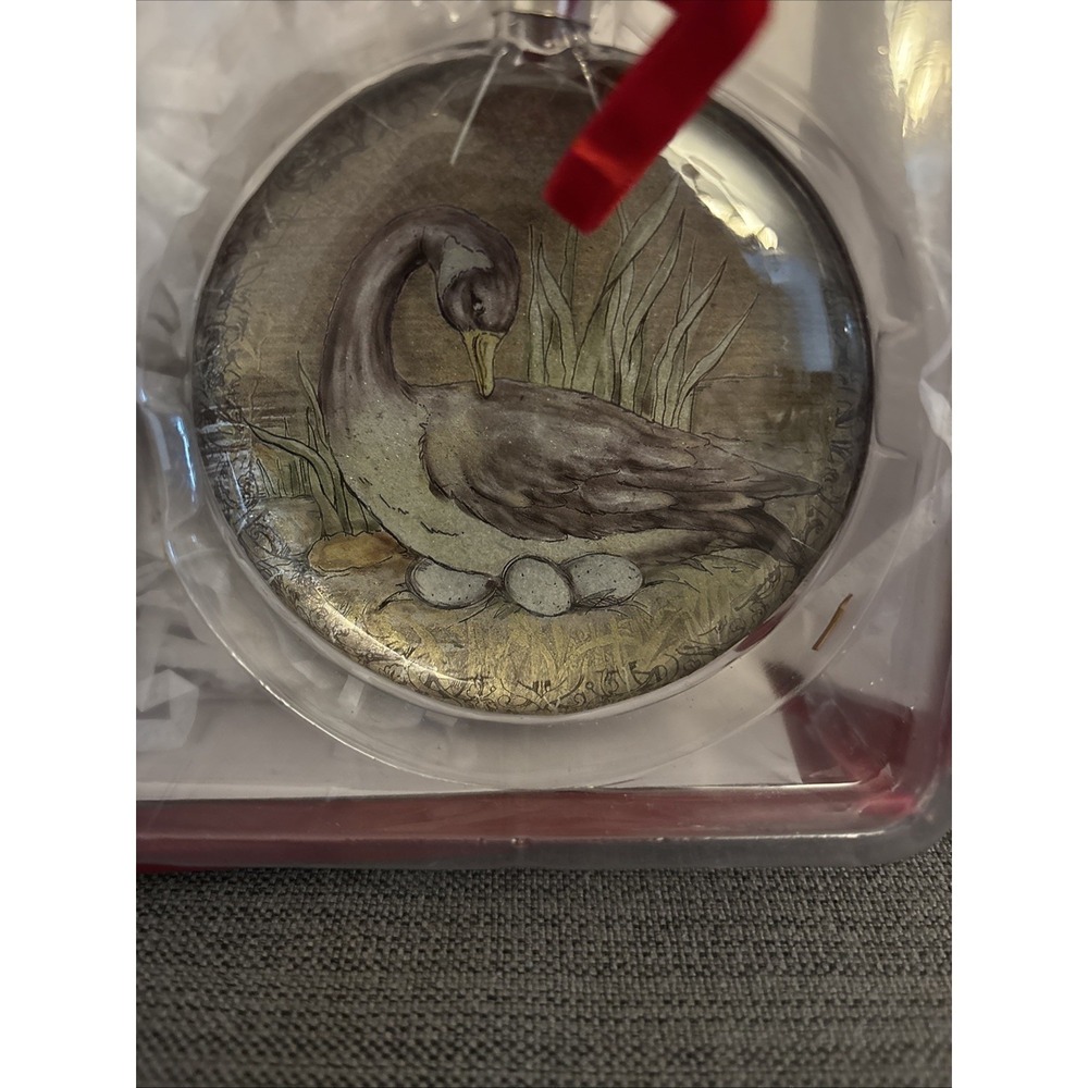 Vtg Limited Edition Glass Dome Ornaments Pottery Barn Twelve Days of Christmas - Picture 9 of 16